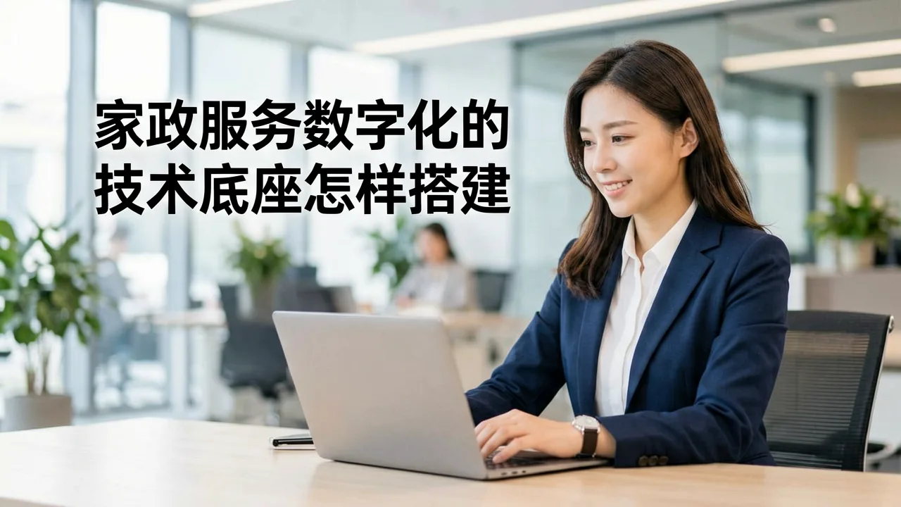 家政服务数字化的技术底座怎样搭建